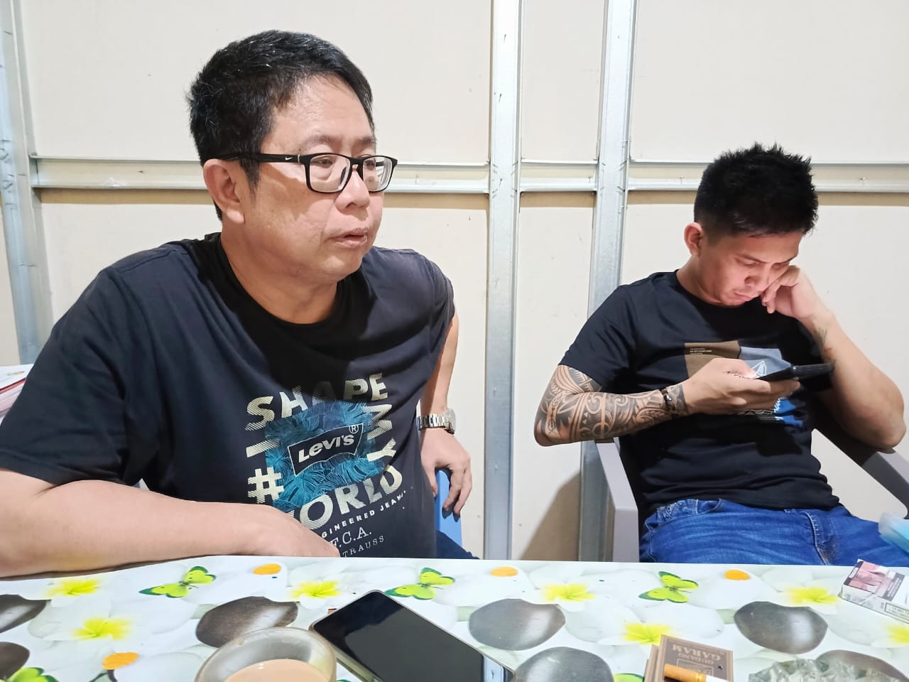 Perwakilan ahli waris almarhumah Janete Rumate yakni Nevy Mandolang