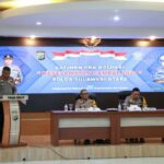 Latpraops, sebelum menggelar Operasi Keselamatan Samrat 2024, Polda Sulut melalui Direktorat Lalu Lintas melaksanakan latihan pra operasi, yang digelar di aula Tribrata Polda Sulut, Kamis (29/2/2024).