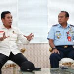 Danlanud Sam Ratulangi Terima Kunjungan Deputi Bidkoord Hanneg Kemenko Polhukam RI