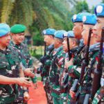 Kasad Dampingi Panglima TNI terima Kontingen Garuda XXIII-Q/Unifil Purna Tugas