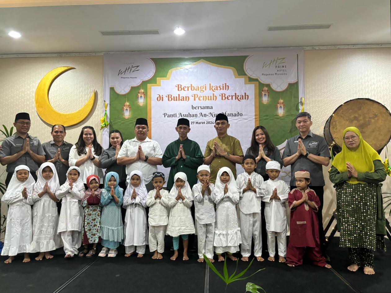 Grand Whiz & Whiz Prime Hotel Megamas Manado Undang Anak Yatim Buka Puasa Bersama