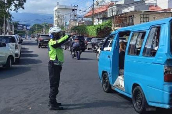 Polresta Manado Komitmen Jaga Keamanan dan Kelancaran Lalin Melalui Turjawali