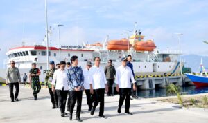 Pangdam XIII/Mdk Dampingi RI 1 Resmikan Rehabilitasi Pelabuhan Wani dan Pantoloan