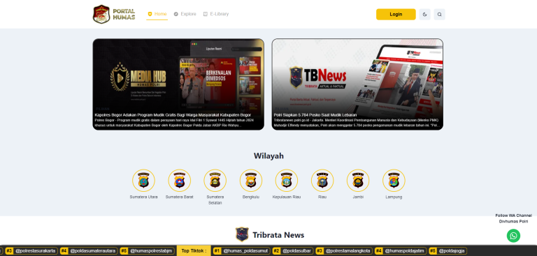 Citizen Journalism dan Akses Informasi Dimudahkan, Humas Polri Hadirkan Portal