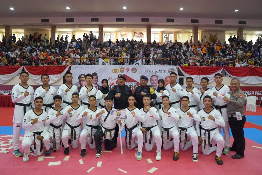 Dankorbrimob Buka Kejurnas Taekwondo Kapolri Cup Ke-5 Tahun 2024