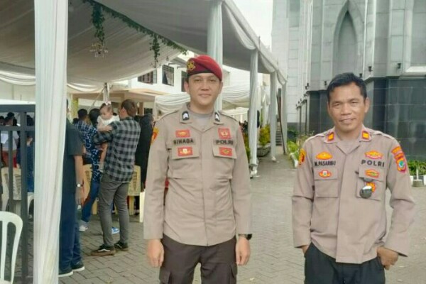 Polresta Manado melaksanakan pengamanan perayaan ibadah Jumat Agung di wilayah hukumnya, Jumat (29/3/2024).