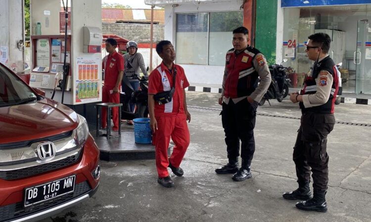 Pemantauan Stok BBM Subsidi di SPBU Wilayah Polresta Manado