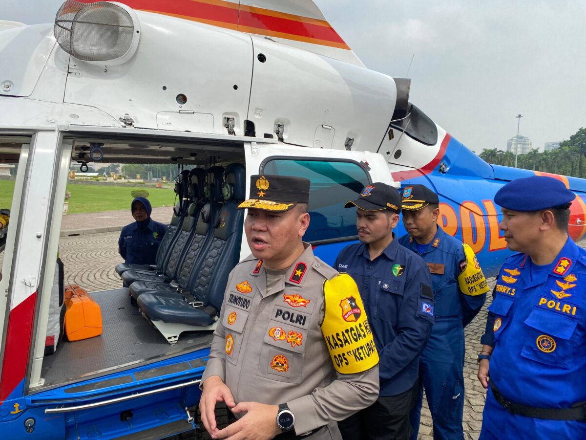 2 Helikopter Dikerahkan Polri Jadi Ambulans Udara saat Arus Mudik dan Balik Lebaran