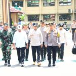 Kapolri Jenderal Listyo Sigit Prabowo melakukan patroli udara menggunakan Helikopter, di jalur tol untuk mengecek kondisi terkini arus balik Hari Raya Idul Fitri 2024.