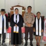 Kepala Bidang Pembinaan Masyarakat (KBO Sat Binmas) Polresta Manado, Ipda Axel melaksanakan kegiatan Minggu Kasih di Gereja GMIM Damai Erpak Buha. Kegiatan ini mendapat sambutan hangat dari masyarakat sekitar.