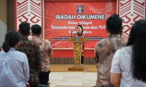 Ibadah Oikumene Kanwil Kemenkumham Sulut