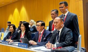 Menteri Hukum dan HAM Republik Indonesia (Menkumham RI) Yasonna H. Laoly memimpin delegasi RI menghadiri Diplomatic Conference to Conclude an International Legal Instrument relating to Intellectual Property, Genetic Resources and Traditional Knowledge Associated with Genetic Resources (GRATK) yang diselenggarakan di Kantor World Intellectual Property Organization (WIPO) di Jenewa, Swiss, pada 13 s.d. 24 Mei 2024.