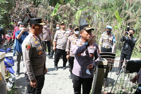 Pasca Erupsi Gunung Ruang, Kapolda dan Para PJU Patroli Kamtibmas ke Tagulandang