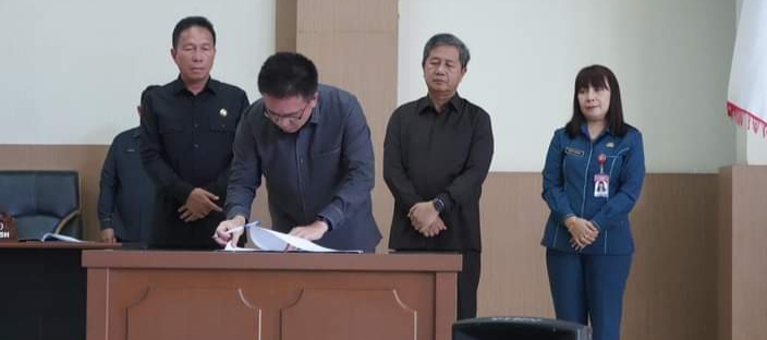 Pemkab - Dekap Minsel Paripurnakan LKPJ 2023