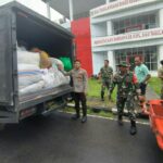 Pasca erupsi kembali Gunung Ruang di Kabupaten Sitaro pada hari Selasa, 30 April 2024, sejumlah bantuan kemanusiaan terus berdatangan ke lokasi terdampak.