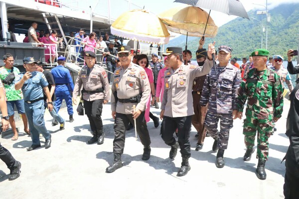 Kapolda Sulawesi Utara Irjen Pol Yudhiawan memberikan apresiasi atas pelaksanaan tugas yang dilakukan personel Polres Kepulauan Sitaro dan jajarannya.