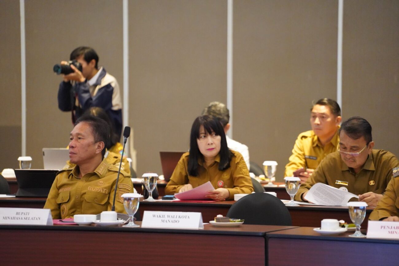 Bupati Minahasa Selatan Franky Donny Wongkar, SH menghadiri kegiatan Pemantauan Tindak Lanjut Atas Rekomendasi Hasil Pemeriksaan