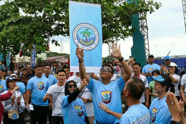 Kapolda Launching Bhayangkara Runners Polda Sulut