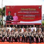 Kapolda Sulut Irjen Pol Yudhiawan bertatap muka bersama personel Polresta Manado, dalam rangkaian agenda kunjungan kerjanya di Polresta Manado, Senin (10/6/2024).