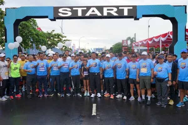 Event Kapolda Sulut Run 5K dan 10K Diikuti Ribuan Peserta