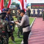 Polda Sulut Gelar Upacara Penyerahan Air Suci Tanah Nyiur Melambai