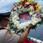 Sambut Hari Bhayangkara ke-78, Polda Sulut Laksanakan Upacara Ziarah Rombongan dan Tabur Bunga