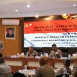 Polda Sulawesi Utara melaksanakan Gelar Pembinaan dan Operasional Triwulan II Tahun 2024, yang digelar di aula Tribrata Polda Sulut, Senin (29/7/2024).