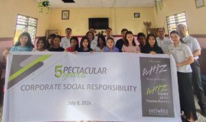 Momen Hari Ulang Tahun ke 5 yang jatuh pada tanggal 7 Juli 2024, Manajemen Grand Whiz Megamas Manado bersama dengan Whiz Prime Hotel Megamas Manado melakukan kunjungan ke rumah Qur’an Abdullah Bin Abbas dan Panti Asuhan Bukit Harapan, Senin (8/7/2024).