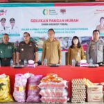 Bupati Minahasa Selatan Franky Donny Wongkar, SH.,  menghadiri Kegiatan Gerakan Pangan Murah Dana Insentif Fiskal Dalam Rangka Stabilisasi Harga dan Pasokan Pangan, bertempat di Dinas Pangan Kabupaten Minahasa Selatan,Senin (8/7/2024).