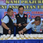 Satgas P4GN TNI AU melaksanakan sosialisasi Anti Narkoba di Gedung Graha Antariksa Lanud Husein Sastranegara, Bandung, Kamis (18/07).