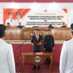 Bupati Wongkar Lantik Kembali Hukumtua Divinitif di 42 Desa