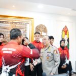 Irjen Pol Dedi Prasetyo Lepas Kontingen Taekwondo Polri ke Malaysia dan Thailand