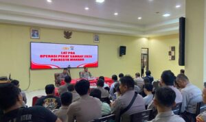 Kapolresta Manado Pimpin Lat Pra Operasi Pekat Samrat 2024