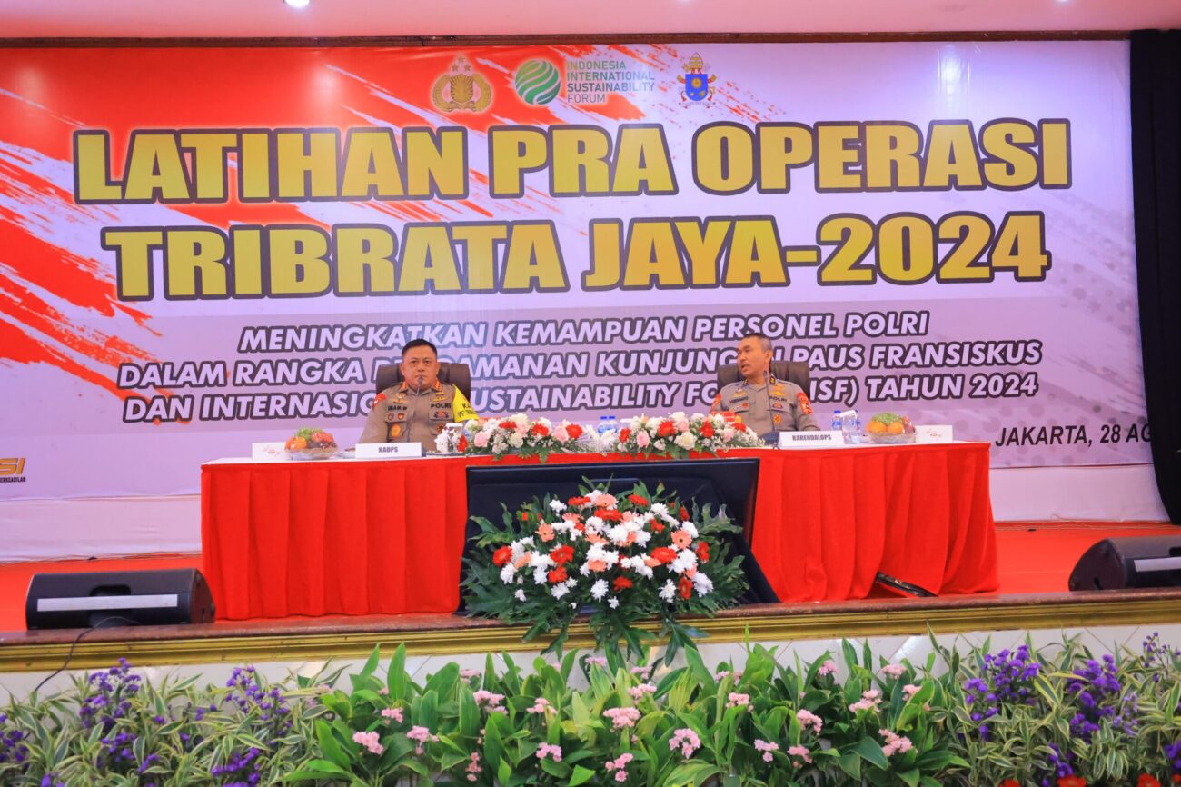 Persiapan Polri Amankan Kunjungan Paus Fransiskus dan Kegiatan ISF