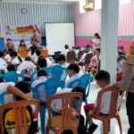 Polsek Malalayang melaksanakan kegiatan sosialisasi anti bullying dan kekerasan di SD Kristen Tunas Harapan Winangun  Manado.