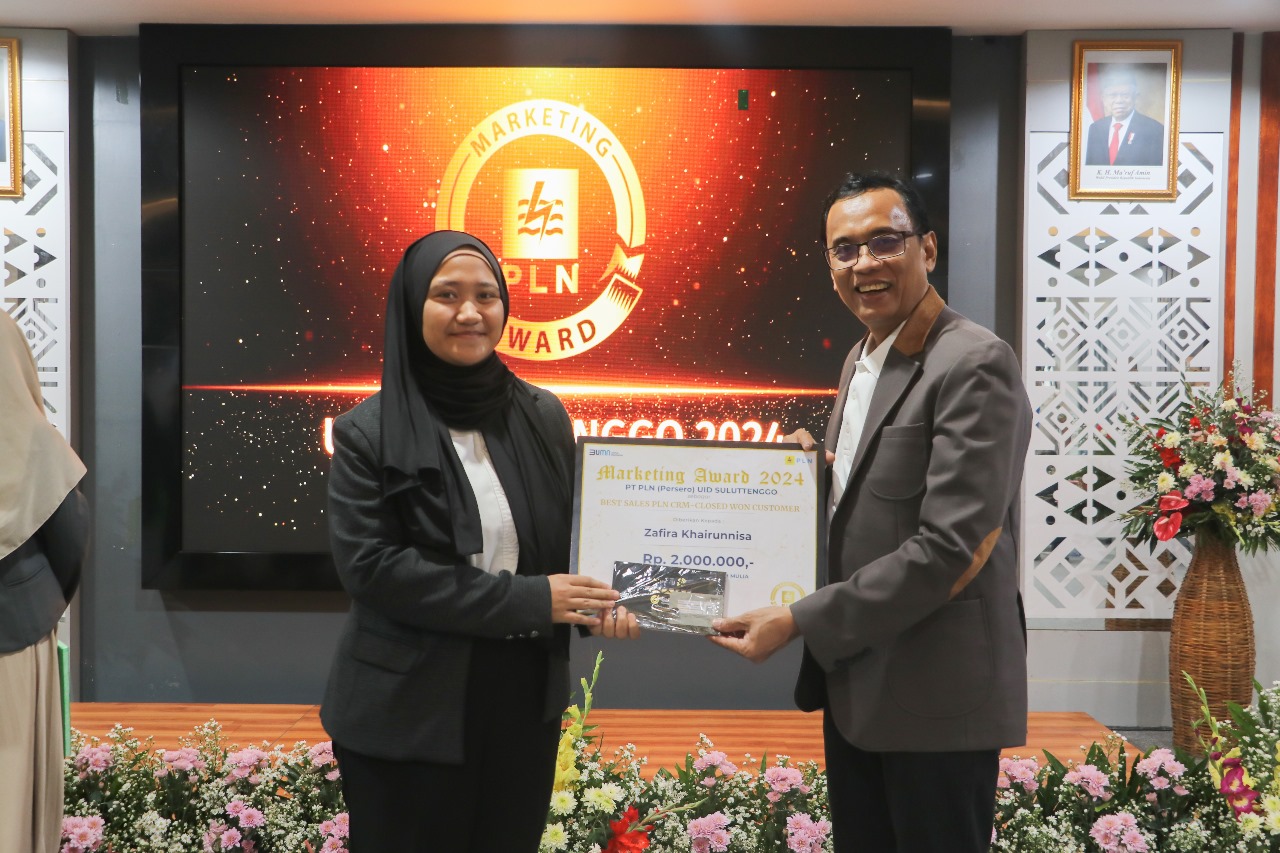 Dorong Inovasi Bisnis dan Peningkatan Layanan, PLN UID Suluttenggo Gelar Marketing Award