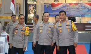 Kapuskeu Polri menggelar asistensi fungsi Keuangan Polri dan bimbingan teknis pelaksanaan anggaran tahun 2024 di Polda Sulut.