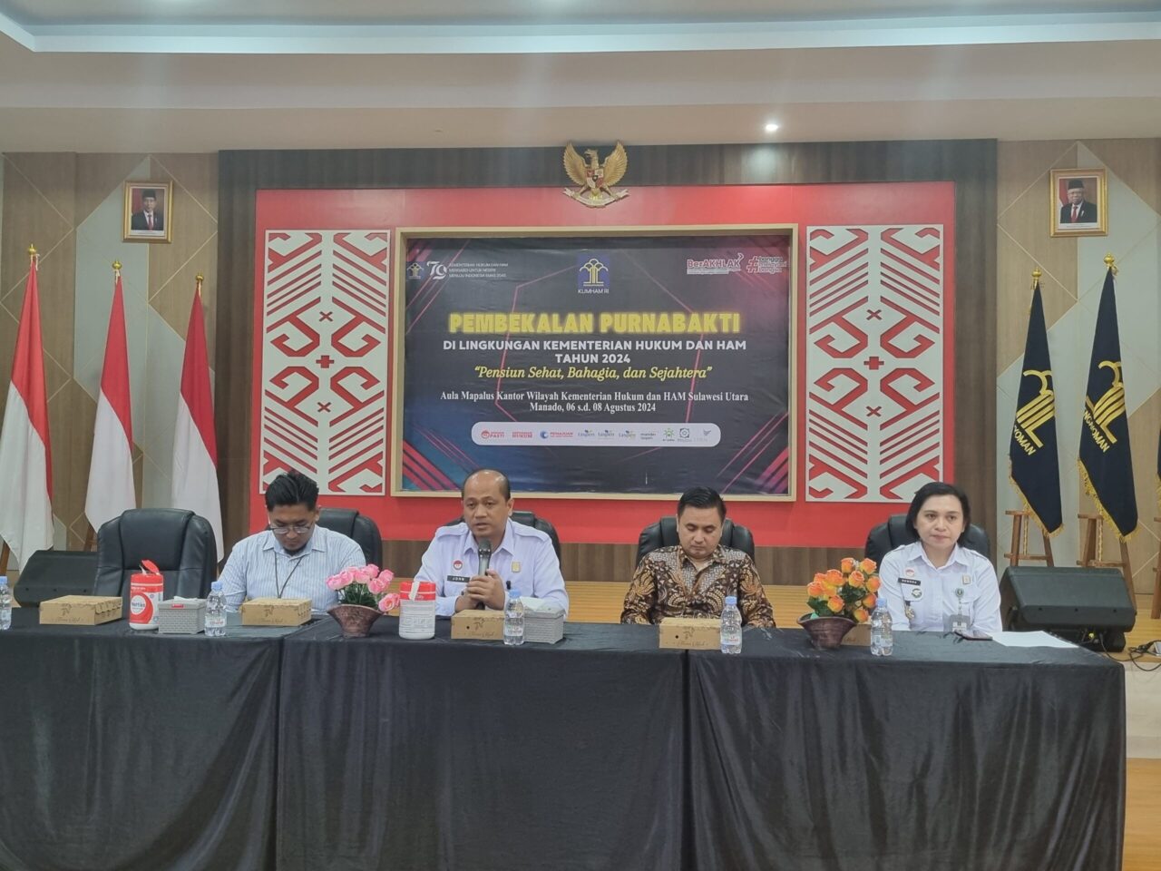 Kemenkumham Sulut Beri Pembekalan Kewirausahaan dan Program Pensiun Bagi Calon Purnabakti Pengayoman