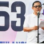 Rektor Unsrat Prof. Oktovian B.A. Sompie buka Dies Natalis Ke-63 Unsrat (Foto : Dok Unsrat)