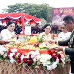 Perayaan  HUT Ke-79 TNI di Kawasan Megamas Meriah