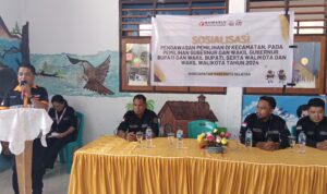 Bawaslu Sangihe Gelar Sosialisasi Pengawasan Partisipatif Masyarakat