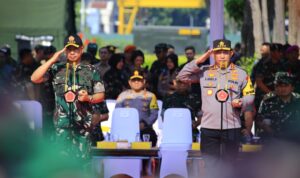 TNI dan Polri mengerahkan 115.000 personel untuk mengamankan pelantikan presiden dan wakil presiden terpilih, Prabowo Subianto dan Gibran Rakabuming Raka, 20 Oktober 2024 mendatang.