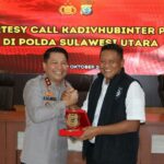 Kadiv Hubinter Polri bertemu Kapolda Sulut