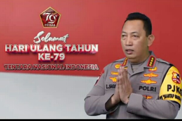 HUT TNI, Kapolri: Kami Bersinergi di Laut dan Bumi Nusantara