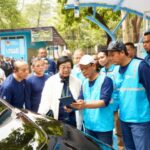 PT PLN-KLHK Resmikan SPKLU Hingga Konvoi Motor Listrik