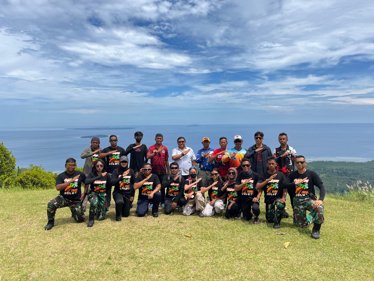 Marsma TNI Antariksa Anondo Danlanudsri Tinjau Diklat Paralayang FASI Provinsi Sulut Tahun 2024