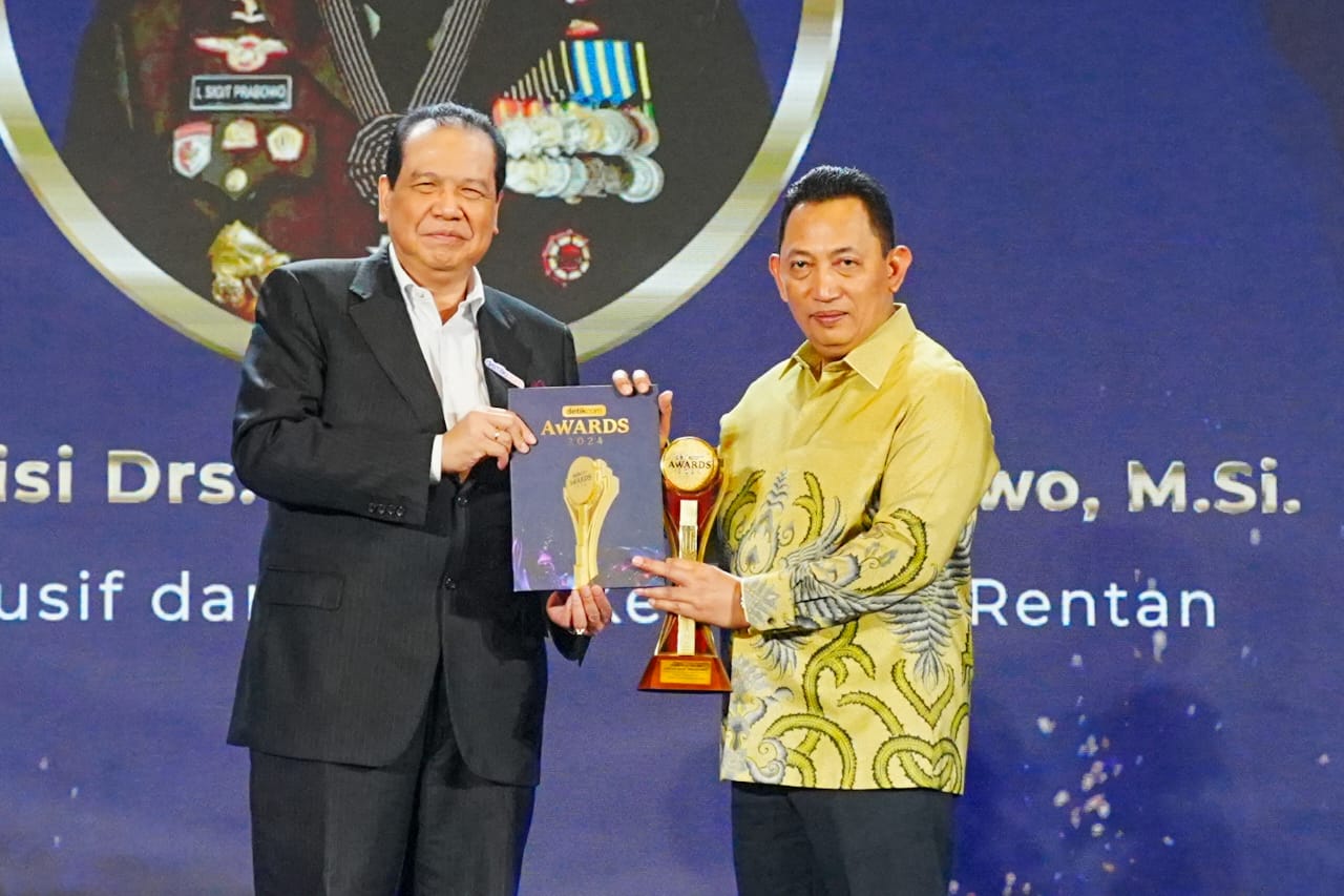 Kerendahan hati Kapolri Jenderal Polisi Drs. Listyo Sigit Prabowo mendapat penghargaan sebagai tokoh inklusi dan peduli terhadap kelompok rentan.