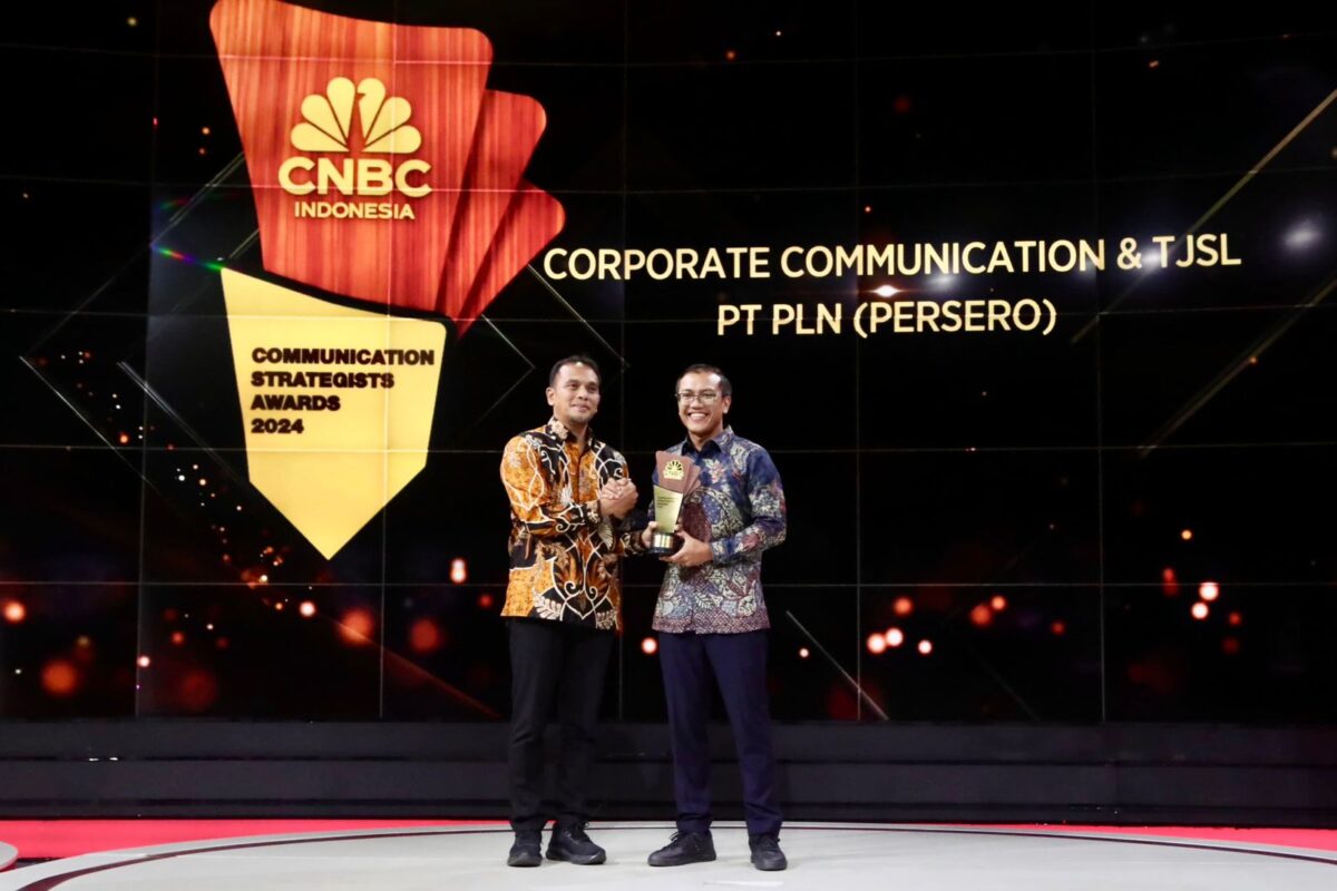 PLN PT PLN Sabet Penghargaan CNBC Indonesia Communications Strategist Award 2024