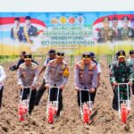 Resmi Diluncurkan, Gugus Tugas Polri Dukung Ketahanan Pangan Langsung Tancap Gas