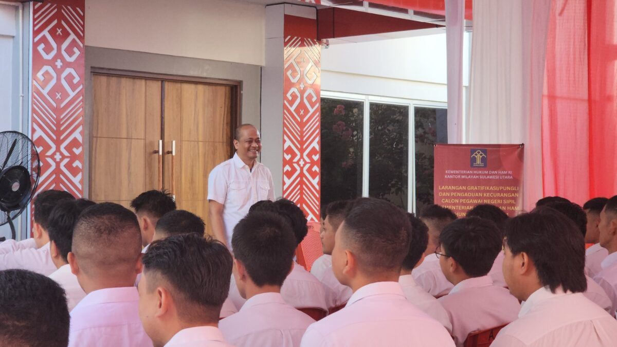 Hari Terakhir Tes SKB Psikotes CPNS Kemenkumham 2024 di Kanwil Kemenkumham Sulut Berjalan Lancar.